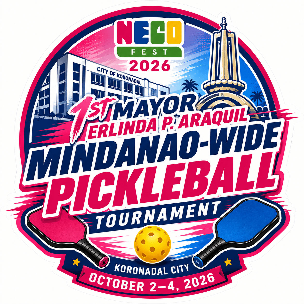 1st Mayor Erlinda P. Araquil Mindanao-wide Pickleball Tournament