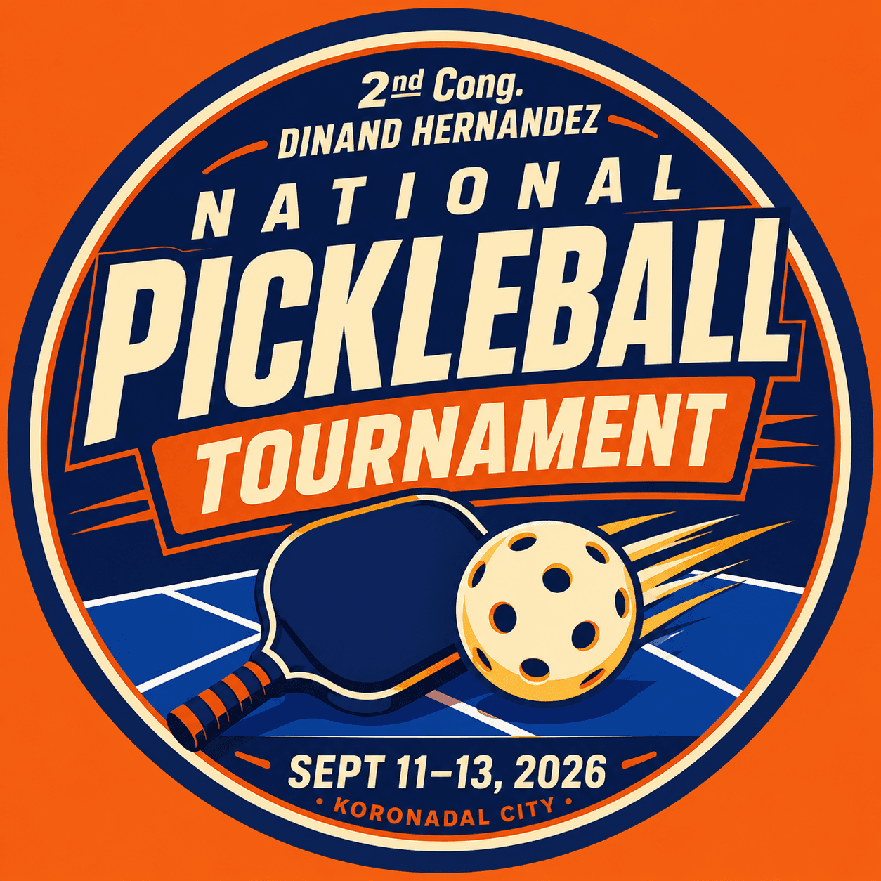 2nd Cong. Dinand Hernandez National Pickleball Tournament